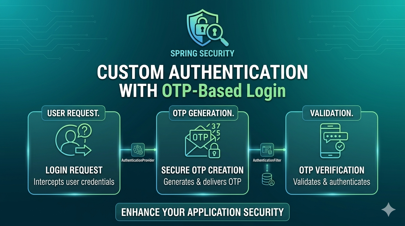 Spring Security: Custom Authencation with OTP based login - StacKnowledge