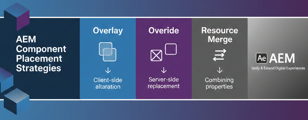 AEM Component Placement: Overlay, Override, Resource Merge